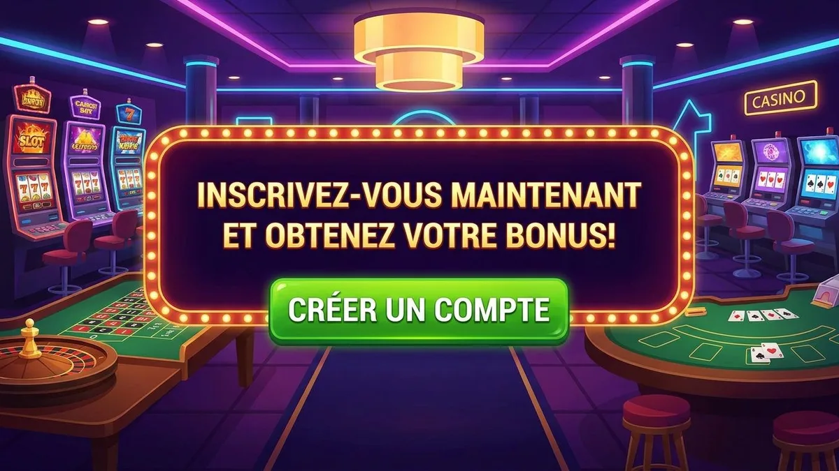 Inscription avec bonus
